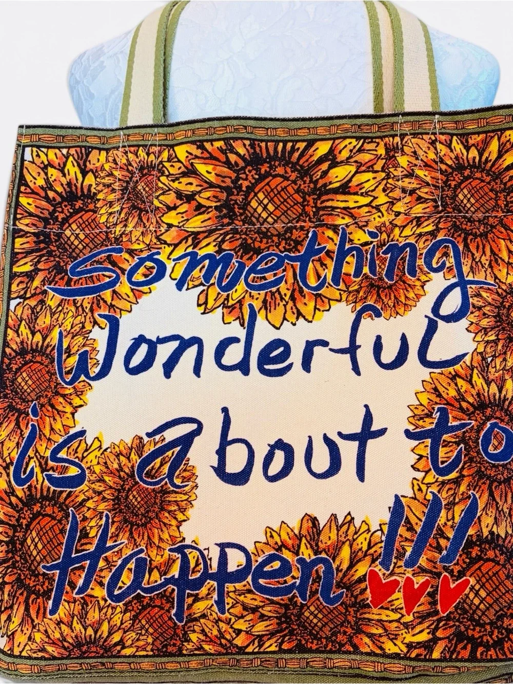 Brighton Sunflower Tote Tom Clancy Provence Love Canvas Bag